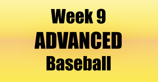 Week 9 Advanced Baseball Practice Templates with Drills