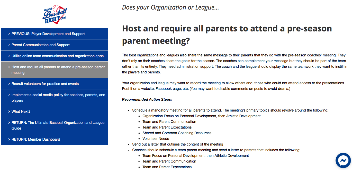 The Ultimate Baseball Organization and League Development Guide
